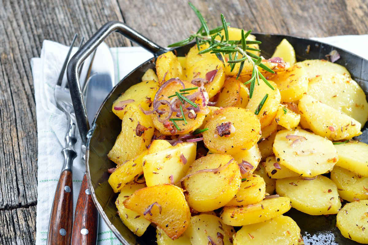 Peasant-style potatoes