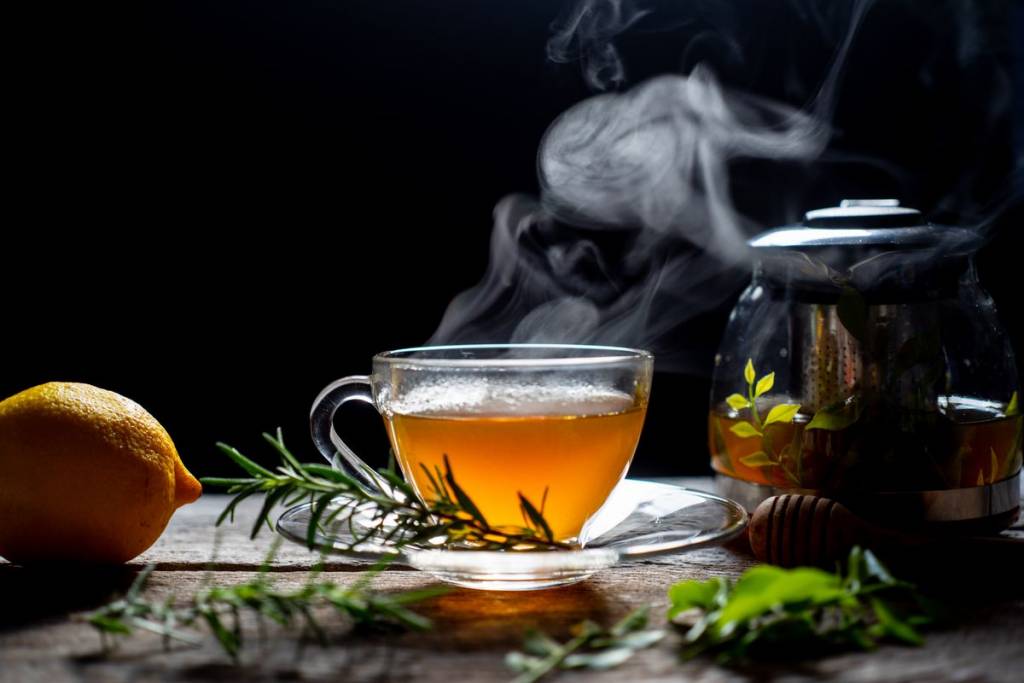 Relaxing herbal tea