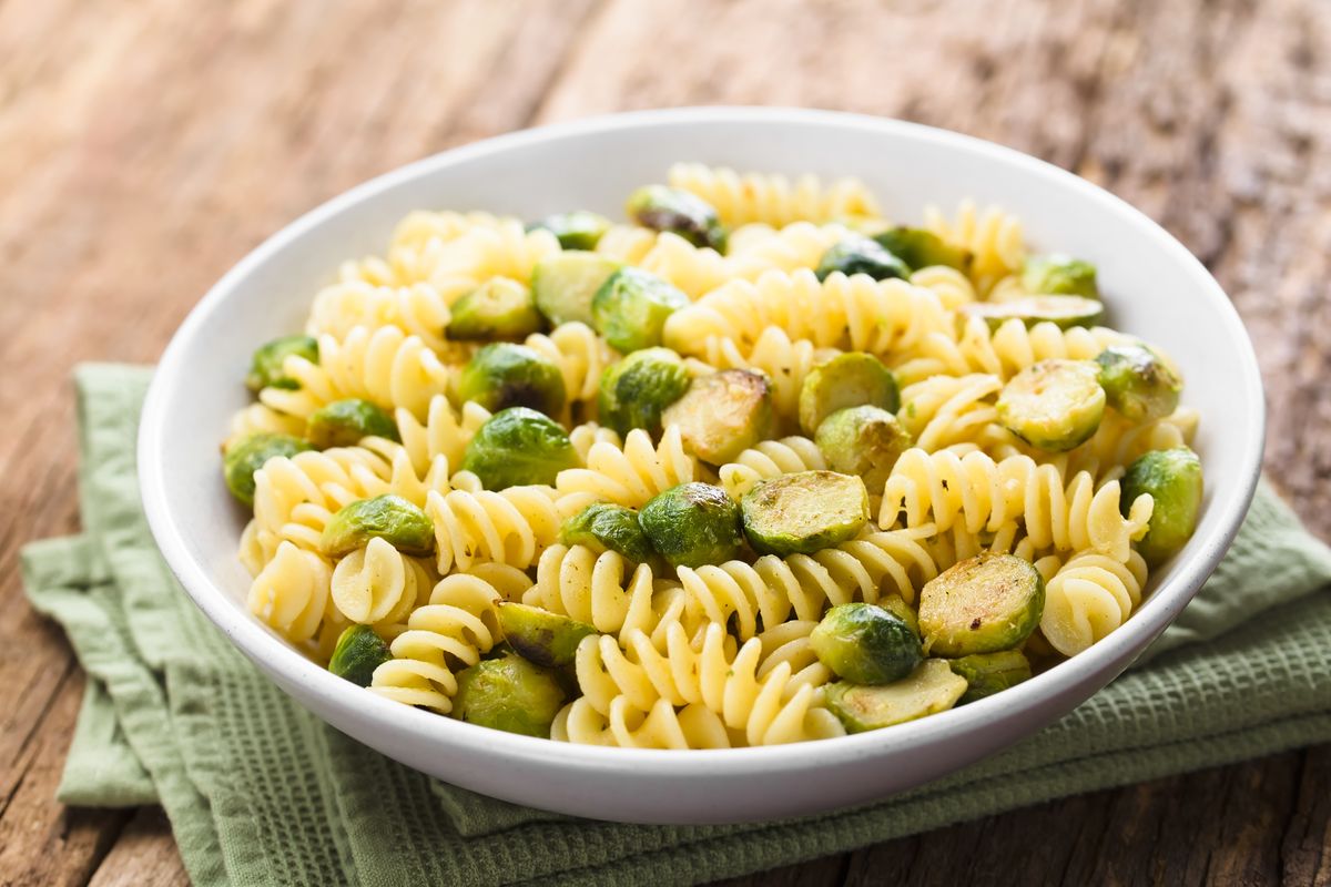 Pasta with Brussels sprouts